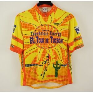 Vintage Kucharik Cycling Jersey Shirt Mens 3XL Fitted 2001 El Tour De Tucson Sun